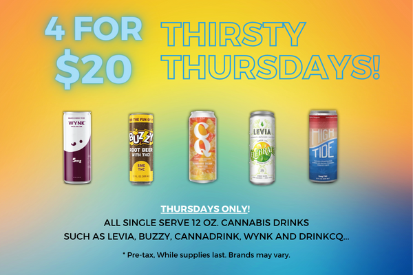 Thirsty Thursdays 4 for $20!