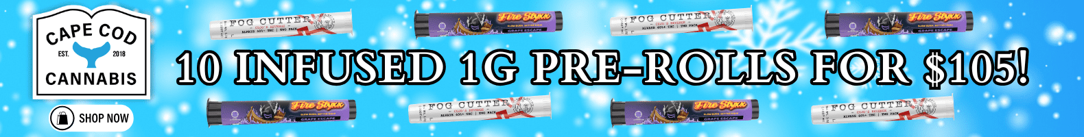Shop Infused Pre-Roll Bundles and save at Cape Cod Cannabis in Wellfleet, MA
