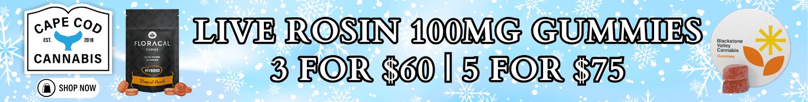 Shop Live Rosin Gummie Bundles and save at Cape Cod Cannabis in Wellfleet, MA