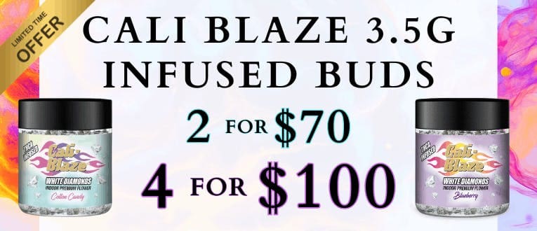 Bundle Cali Blaze 3.5g Infused Buds and save at Cape Cod Cannabis in Wellfleet, MA!