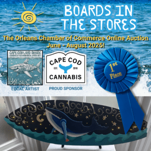Our 2025 Boards in the Stores winning entry from Cape Cod Landshark sponsored by Cape Cod Cannabis in Wellfleet, MA!