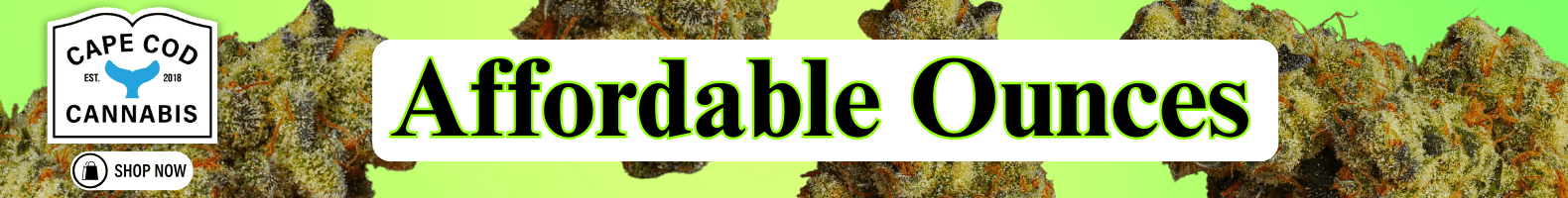 Green Affordable Ounces banner ad 1580 x 200