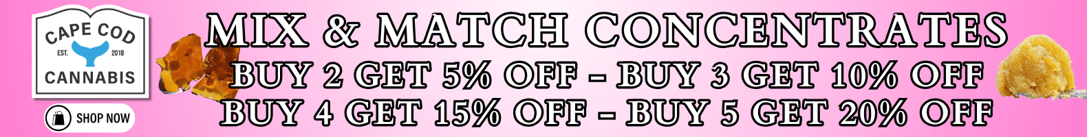 Shop Mix & Match Bundles at Cape Cod Cannabis, Wellfleet, MA!