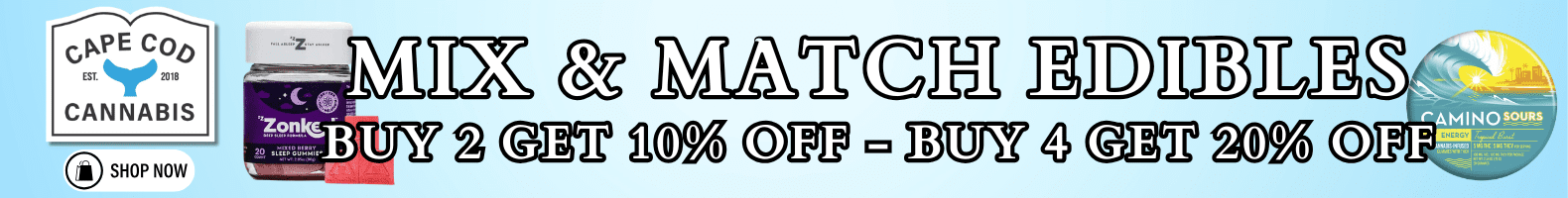 Mix & Match Edible Bundles and save at Cape Cod Cannabis in Wellfleet, MA